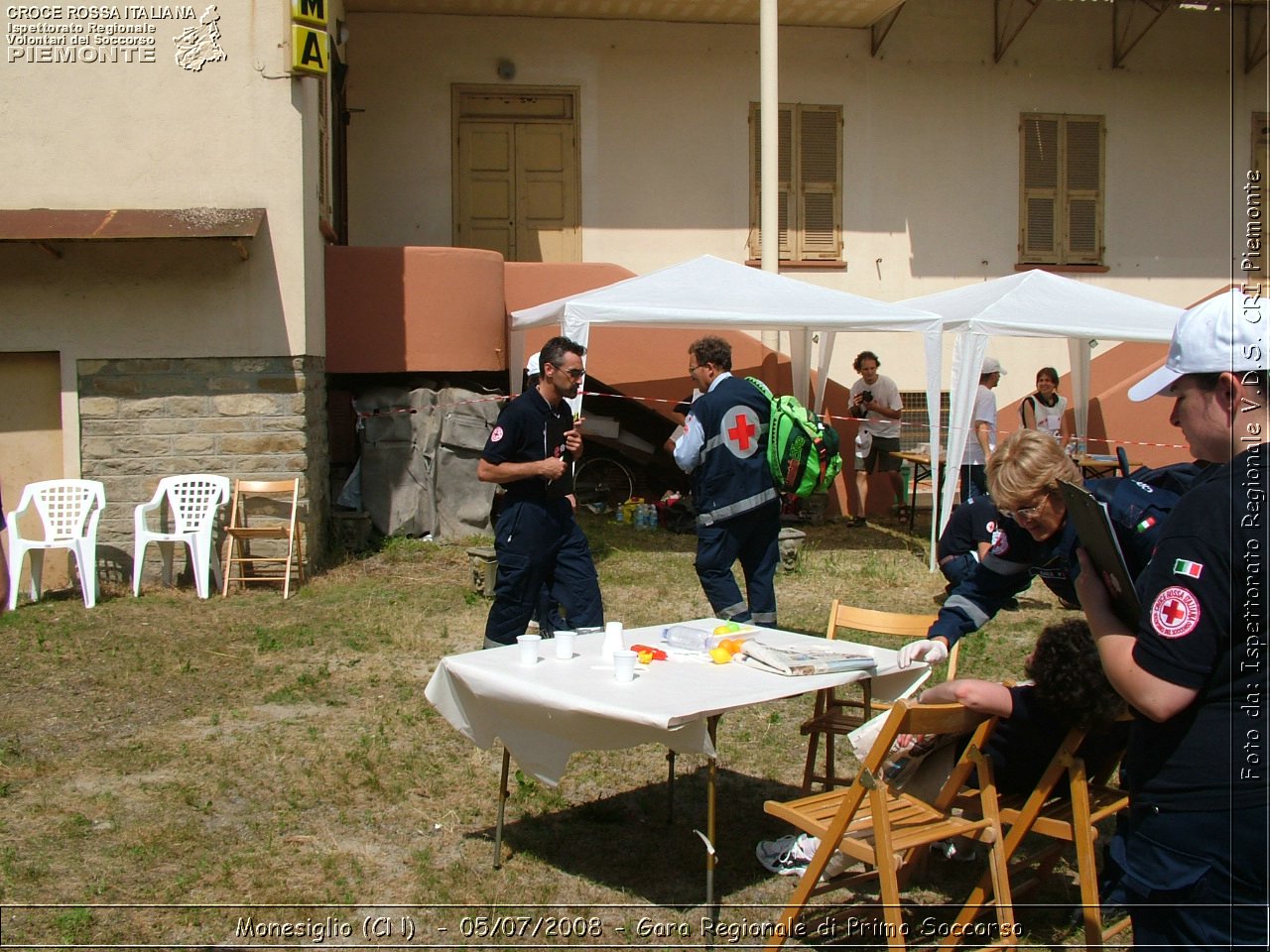 Monesiglio (CN)  - 05/07/2008 - Gara Regionale di Primo Soccorso -  Croce Rossa Italiana - Ispettorato Regionale Volontari del Soccorso Piemonte