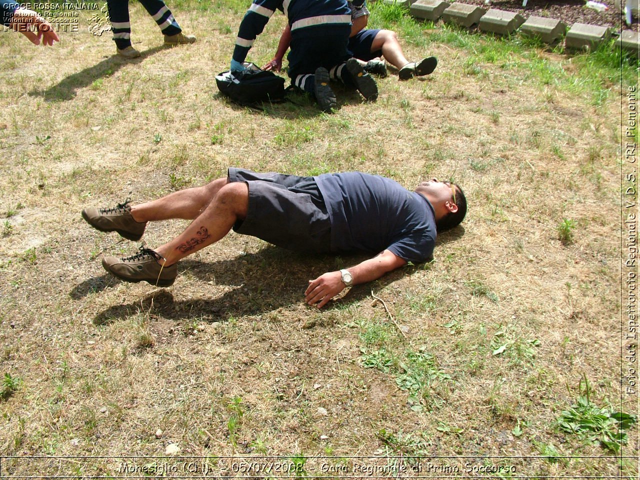 Monesiglio (CN)  - 05/07/2008 - Gara Regionale di Primo Soccorso -  Croce Rossa Italiana - Ispettorato Regionale Volontari del Soccorso Piemonte