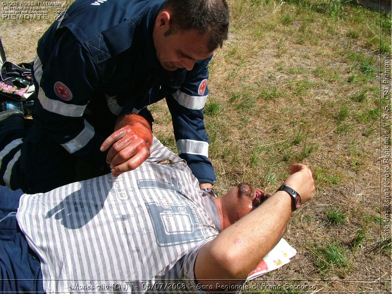 Monesiglio (CN)  - 05/07/2008 - Gara Regionale di Primo Soccorso -  Croce Rossa Italiana - Ispettorato Regionale Volontari del Soccorso Piemonte