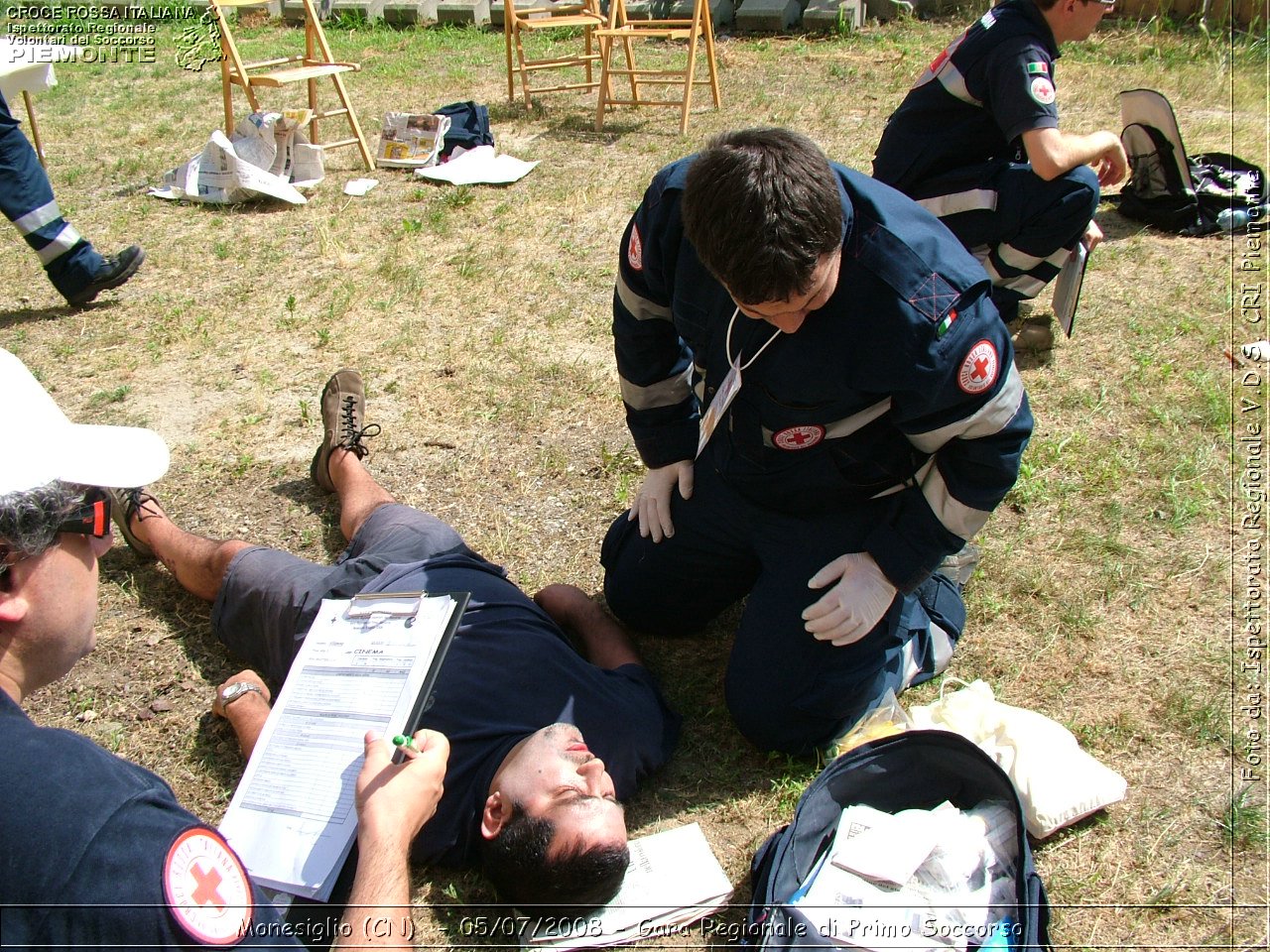 Monesiglio (CN)  - 05/07/2008 - Gara Regionale di Primo Soccorso -  Croce Rossa Italiana - Ispettorato Regionale Volontari del Soccorso Piemonte