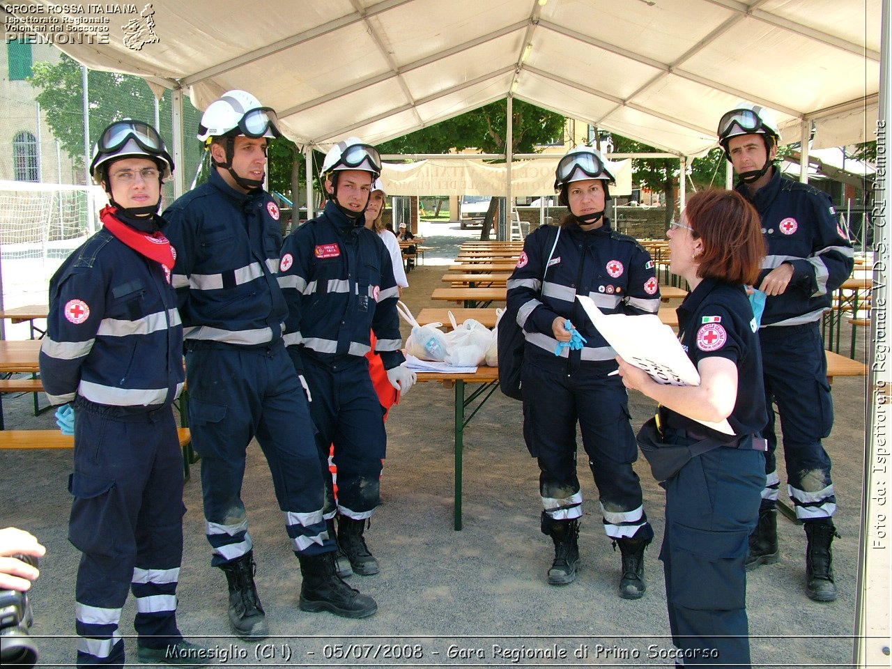 Monesiglio (CN)  - 05/07/2008 - Gara Regionale di Primo Soccorso -  Croce Rossa Italiana - Ispettorato Regionale Volontari del Soccorso Piemonte