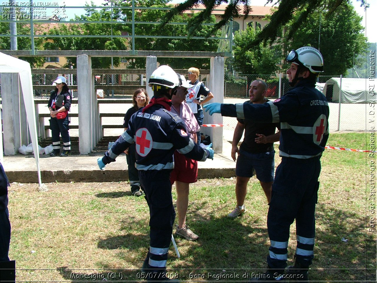 Monesiglio (CN)  - 05/07/2008 - Gara Regionale di Primo Soccorso -  Croce Rossa Italiana - Ispettorato Regionale Volontari del Soccorso Piemonte