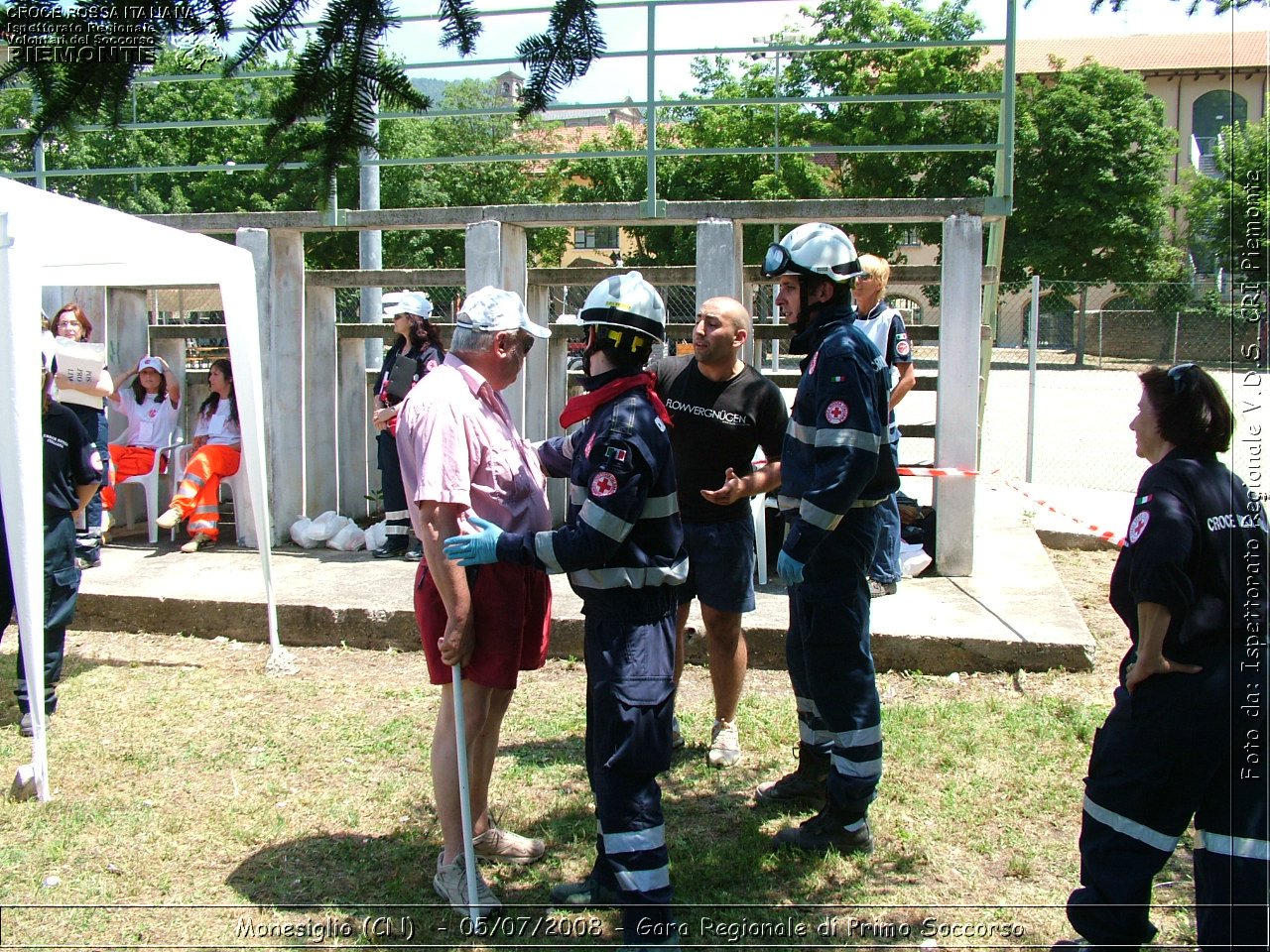 Monesiglio (CN)  - 05/07/2008 - Gara Regionale di Primo Soccorso -  Croce Rossa Italiana - Ispettorato Regionale Volontari del Soccorso Piemonte