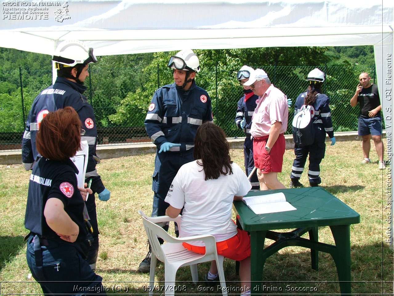 Monesiglio (CN)  - 05/07/2008 - Gara Regionale di Primo Soccorso -  Croce Rossa Italiana - Ispettorato Regionale Volontari del Soccorso Piemonte