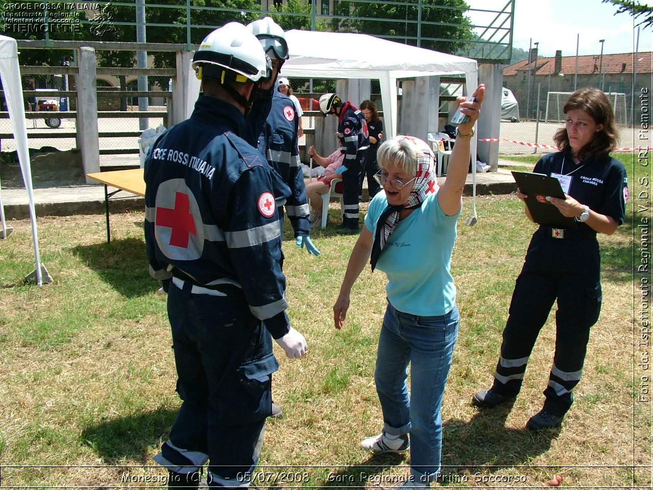 Monesiglio (CN)  - 05/07/2008 - Gara Regionale di Primo Soccorso -  Croce Rossa Italiana - Ispettorato Regionale Volontari del Soccorso Piemonte