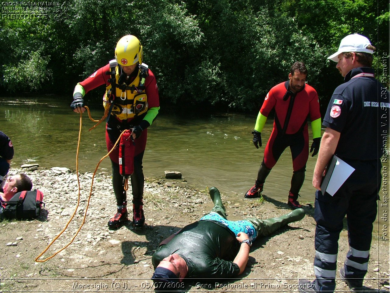 Monesiglio (CN)  - 05/07/2008 - Gara Regionale di Primo Soccorso -  Croce Rossa Italiana - Ispettorato Regionale Volontari del Soccorso Piemonte