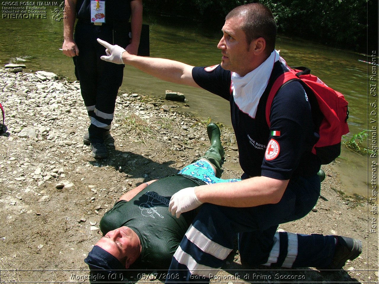 Monesiglio (CN)  - 05/07/2008 - Gara Regionale di Primo Soccorso -  Croce Rossa Italiana - Ispettorato Regionale Volontari del Soccorso Piemonte