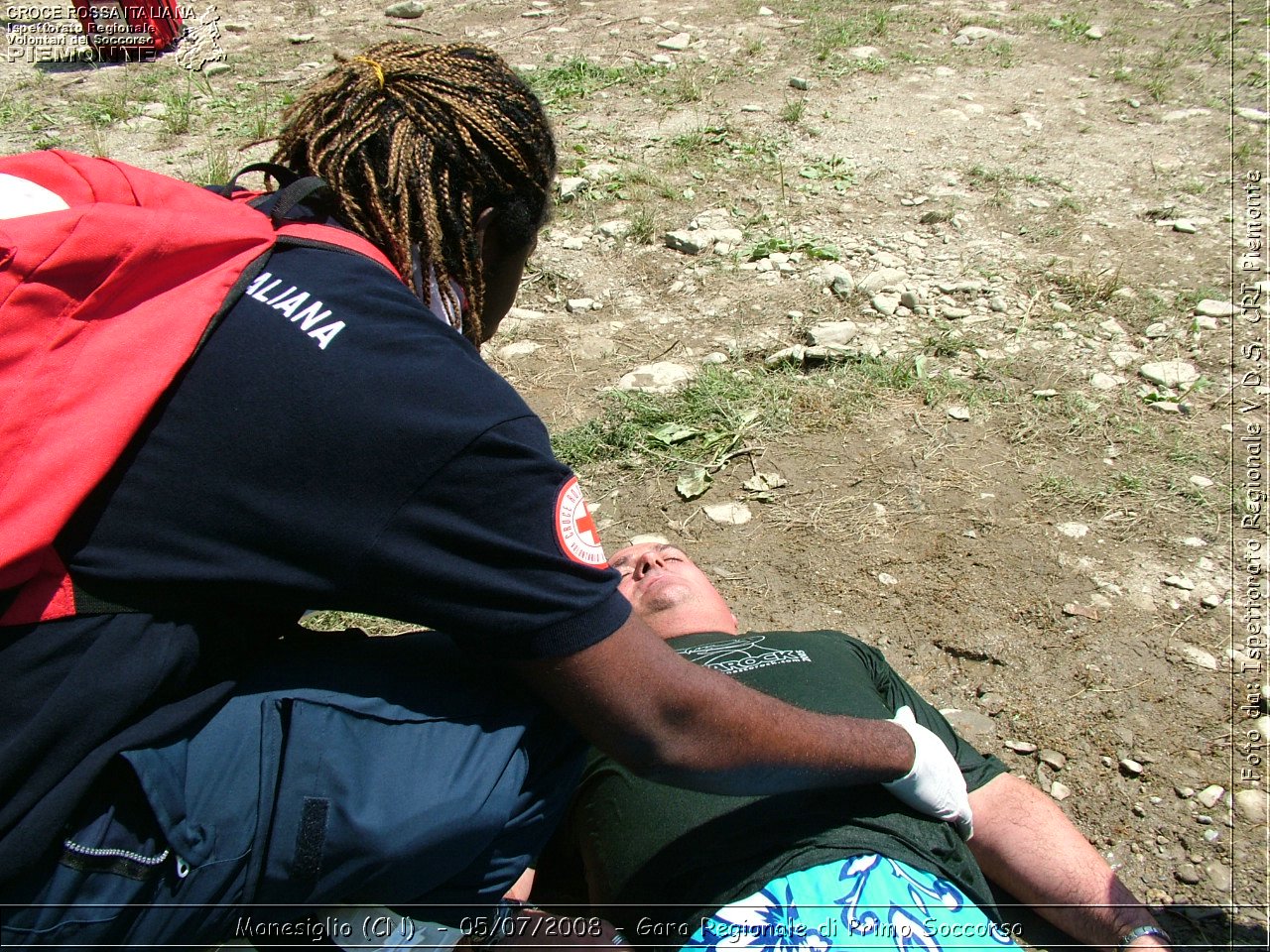 Monesiglio (CN)  - 05/07/2008 - Gara Regionale di Primo Soccorso -  Croce Rossa Italiana - Ispettorato Regionale Volontari del Soccorso Piemonte