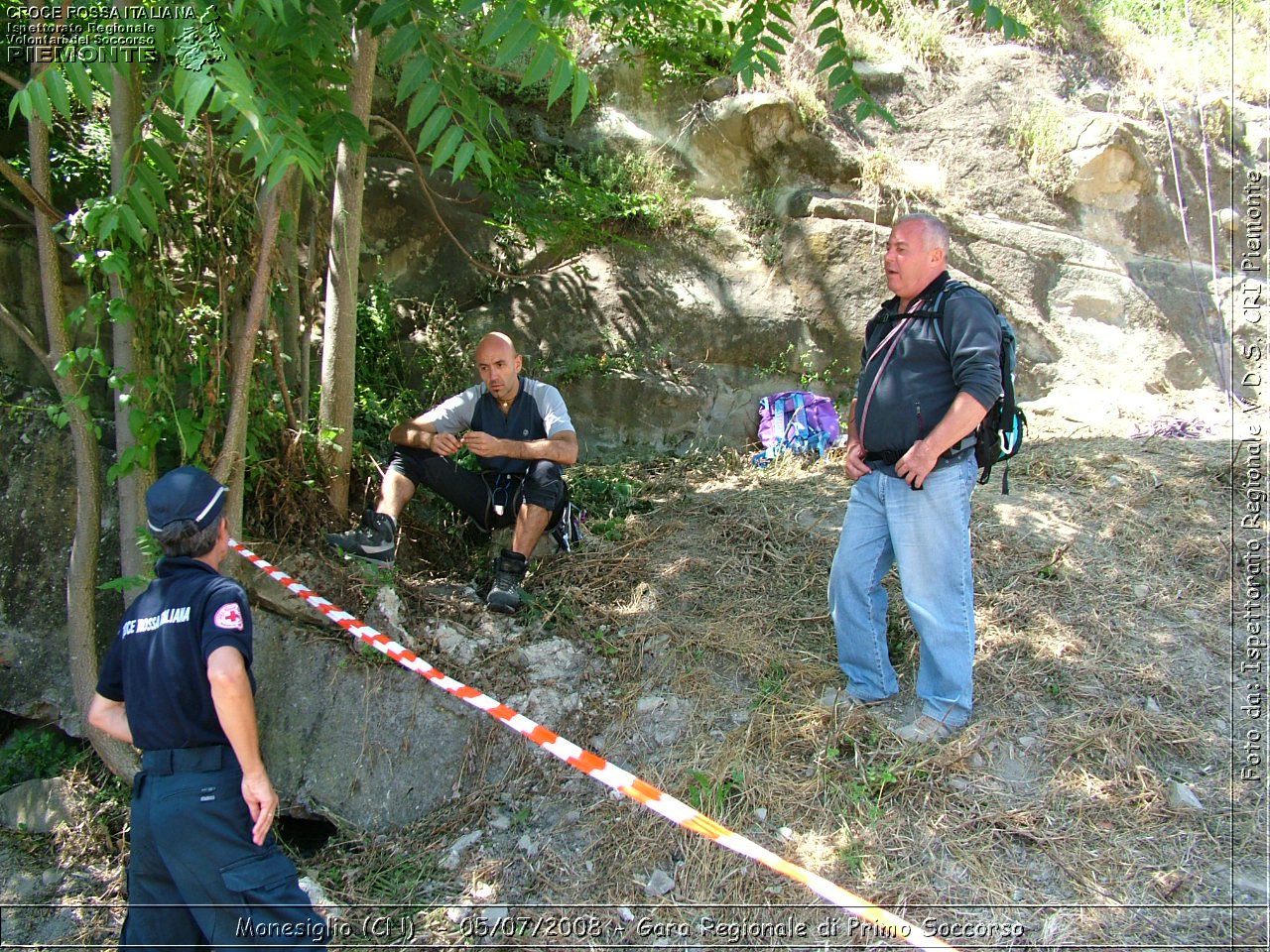 Monesiglio (CN)  - 05/07/2008 - Gara Regionale di Primo Soccorso -  Croce Rossa Italiana - Ispettorato Regionale Volontari del Soccorso Piemonte