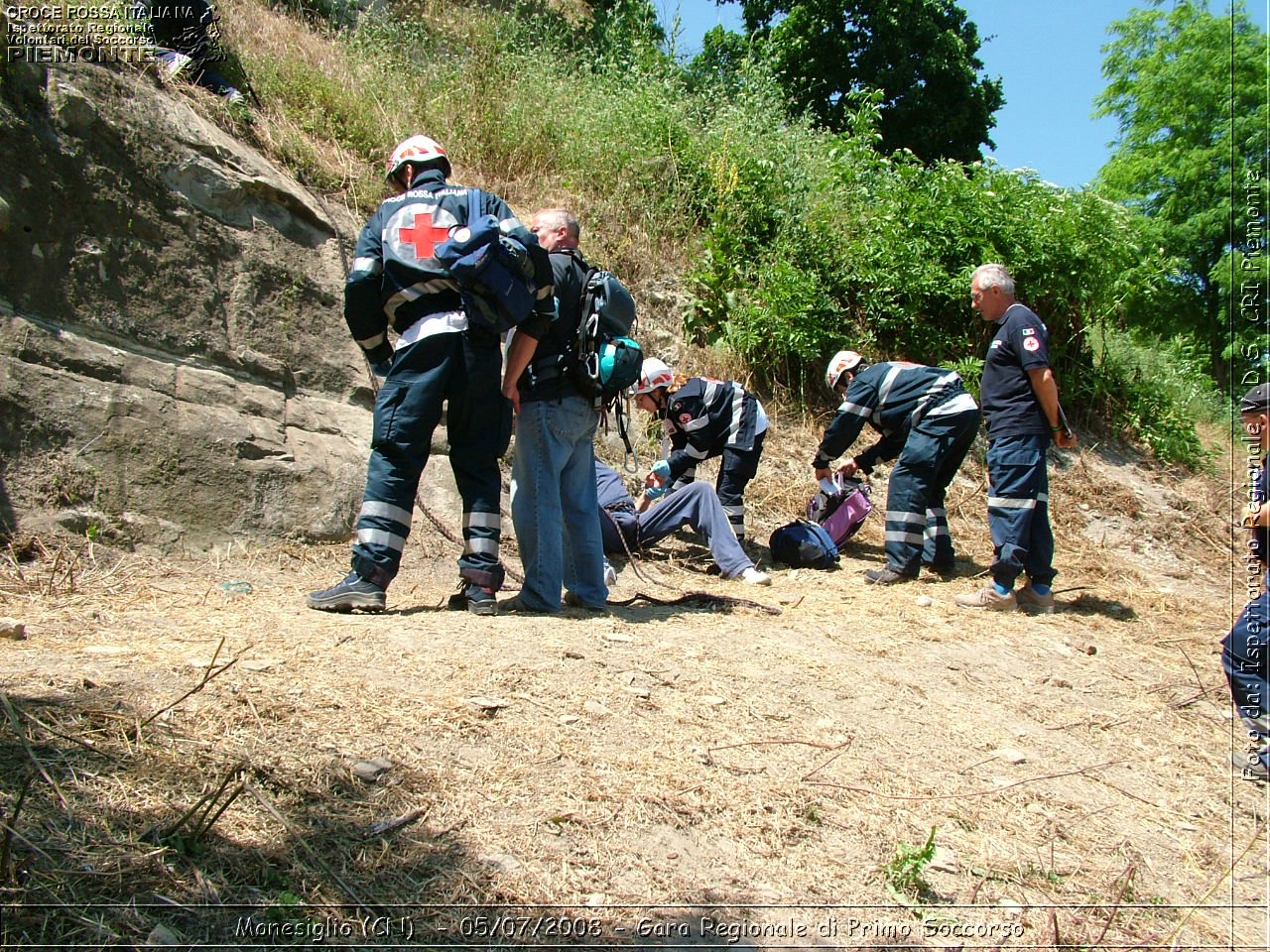 Monesiglio (CN)  - 05/07/2008 - Gara Regionale di Primo Soccorso -  Croce Rossa Italiana - Ispettorato Regionale Volontari del Soccorso Piemonte