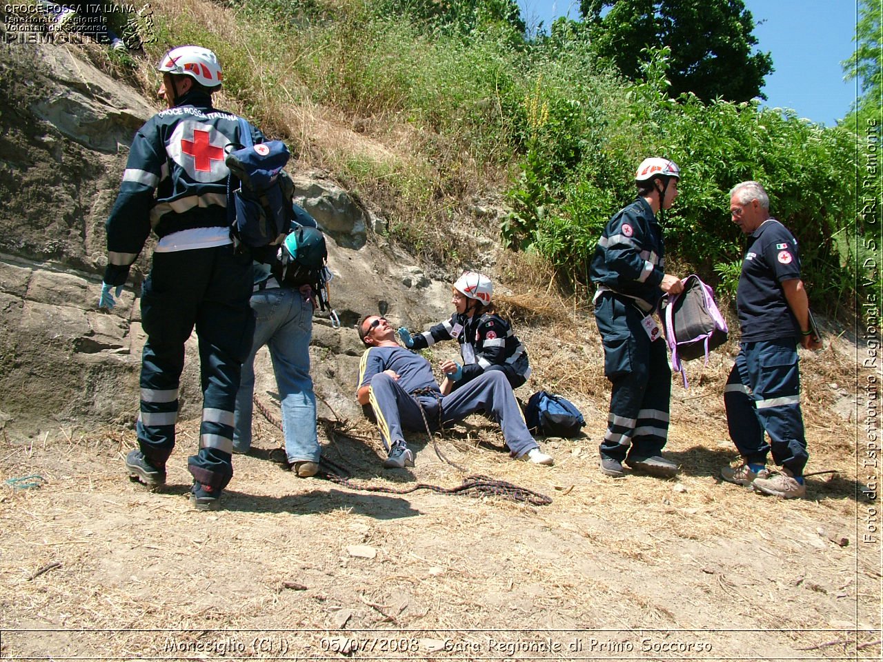 Monesiglio (CN)  - 05/07/2008 - Gara Regionale di Primo Soccorso -  Croce Rossa Italiana - Ispettorato Regionale Volontari del Soccorso Piemonte