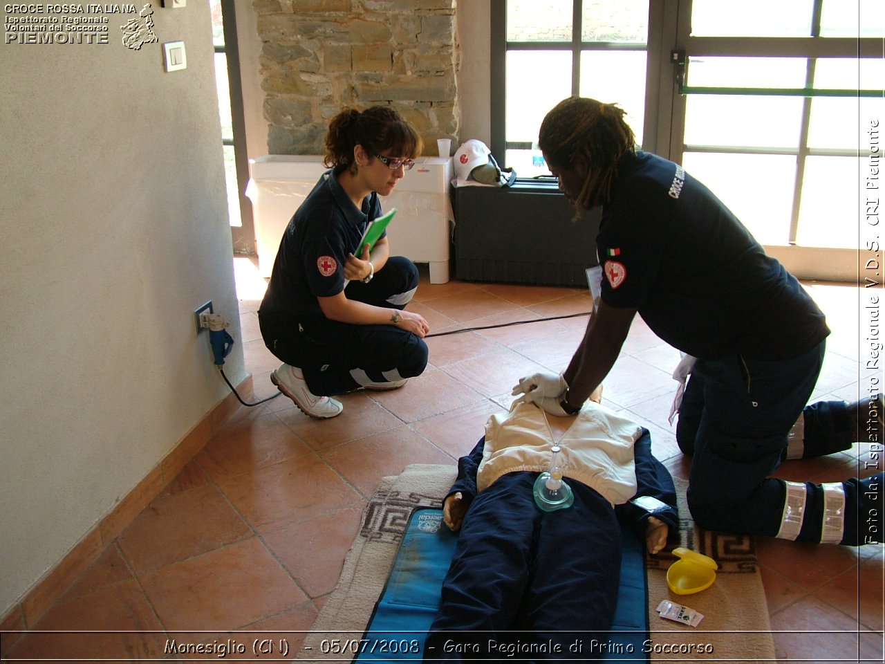 Monesiglio (CN)  - 05/07/2008 - Gara Regionale di Primo Soccorso -  Croce Rossa Italiana - Ispettorato Regionale Volontari del Soccorso Piemonte