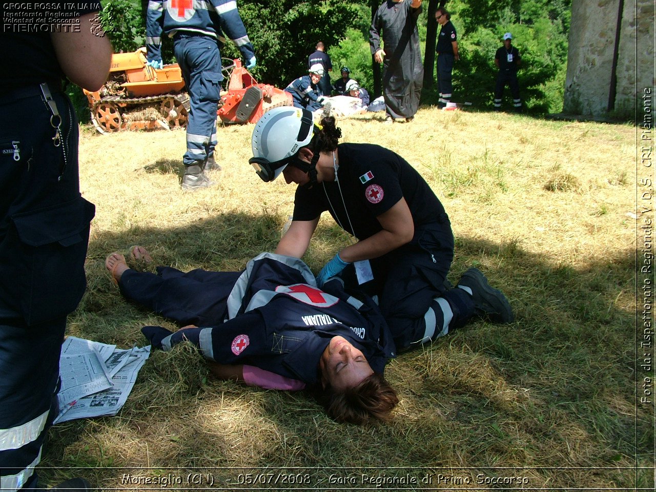 Monesiglio (CN)  - 05/07/2008 - Gara Regionale di Primo Soccorso -  Croce Rossa Italiana - Ispettorato Regionale Volontari del Soccorso Piemonte