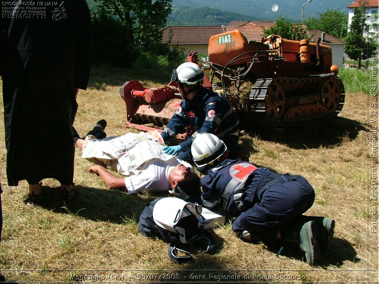 Monesiglio (CN)  - 05/07/2008 - Gara Regionale di Primo Soccorso -  Croce Rossa Italiana - Ispettorato Regionale Volontari del Soccorso Piemonte