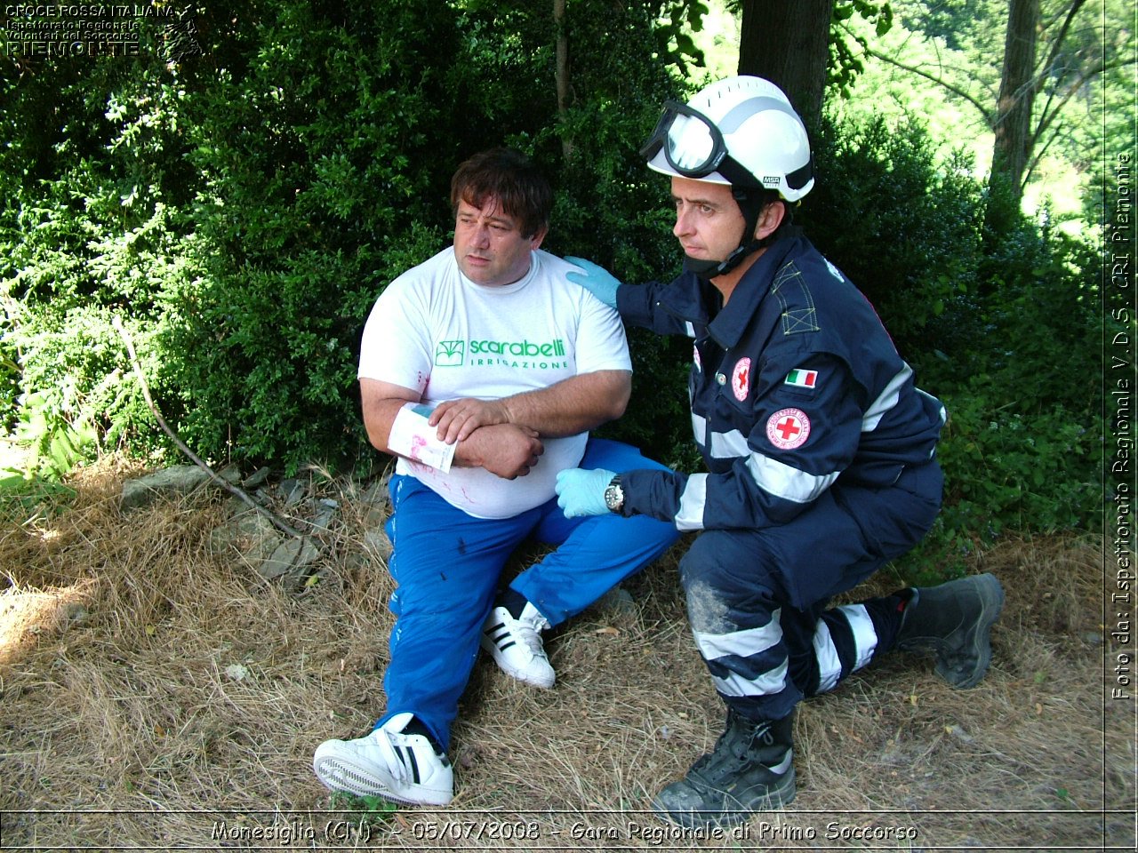 Monesiglio (CN)  - 05/07/2008 - Gara Regionale di Primo Soccorso -  Croce Rossa Italiana - Ispettorato Regionale Volontari del Soccorso Piemonte