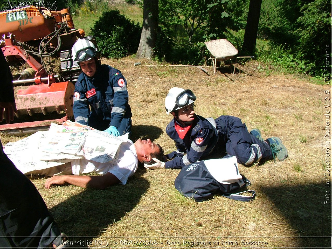 Monesiglio (CN)  - 05/07/2008 - Gara Regionale di Primo Soccorso -  Croce Rossa Italiana - Ispettorato Regionale Volontari del Soccorso Piemonte