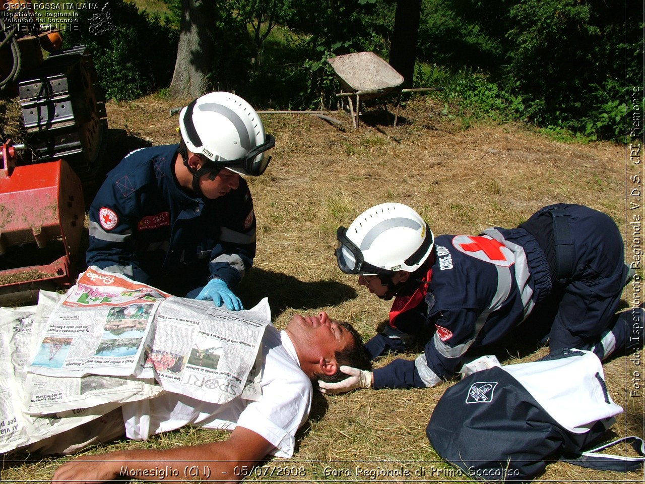 Monesiglio (CN)  - 05/07/2008 - Gara Regionale di Primo Soccorso -  Croce Rossa Italiana - Ispettorato Regionale Volontari del Soccorso Piemonte