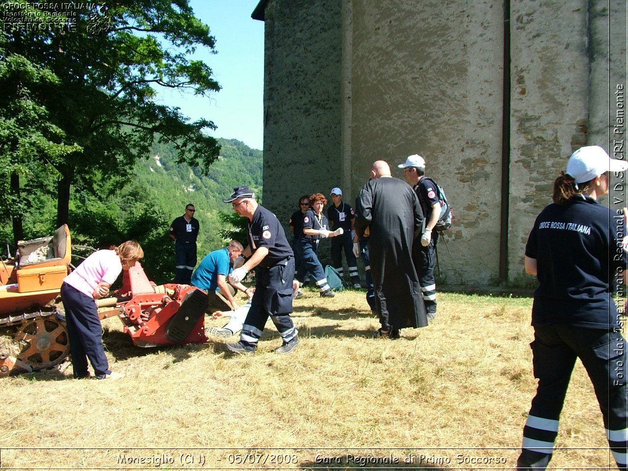 Monesiglio (CN)  - 05/07/2008 - Gara Regionale di Primo Soccorso -  Croce Rossa Italiana - Ispettorato Regionale Volontari del Soccorso Piemonte