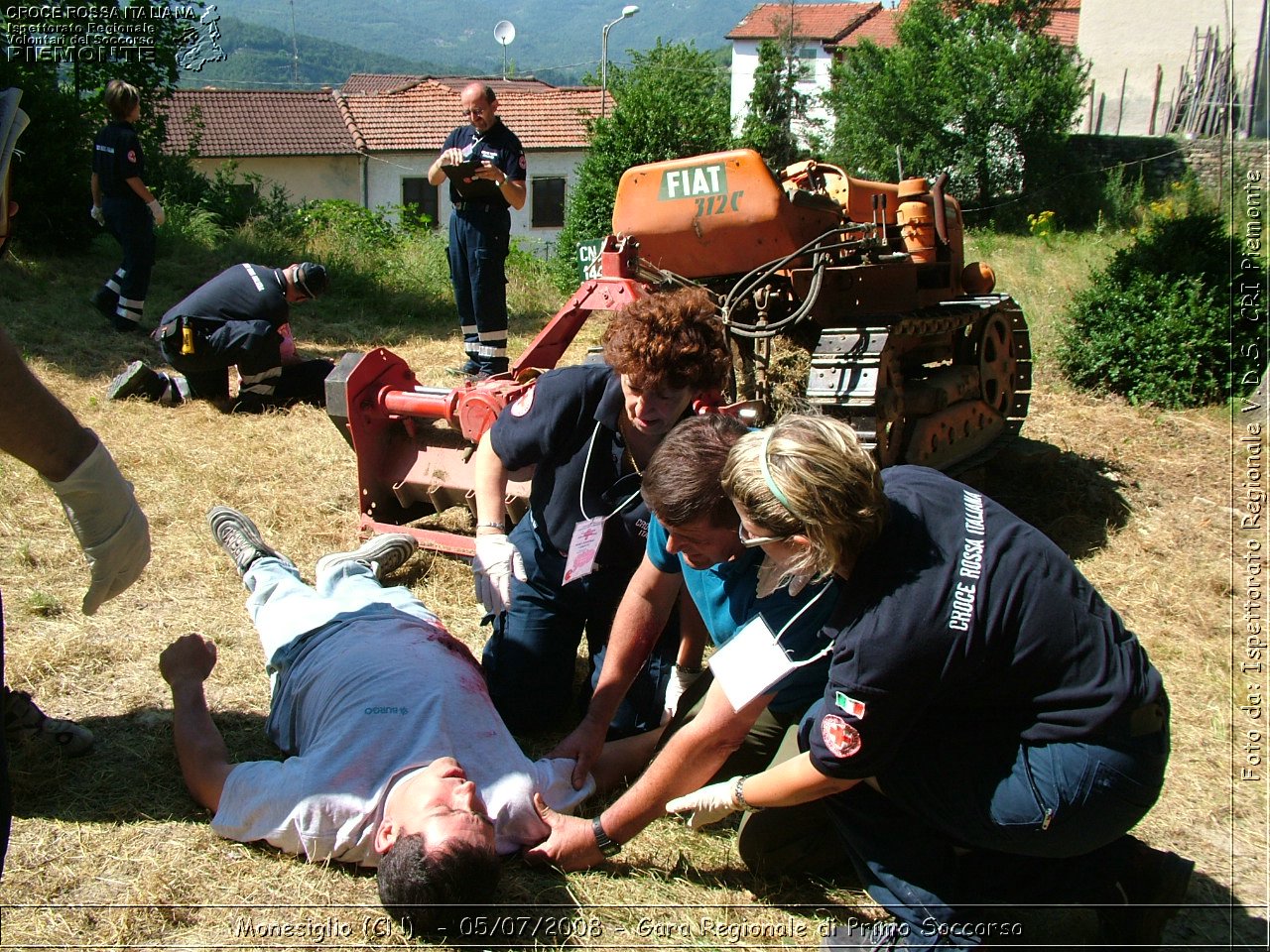 Monesiglio (CN)  - 05/07/2008 - Gara Regionale di Primo Soccorso -  Croce Rossa Italiana - Ispettorato Regionale Volontari del Soccorso Piemonte