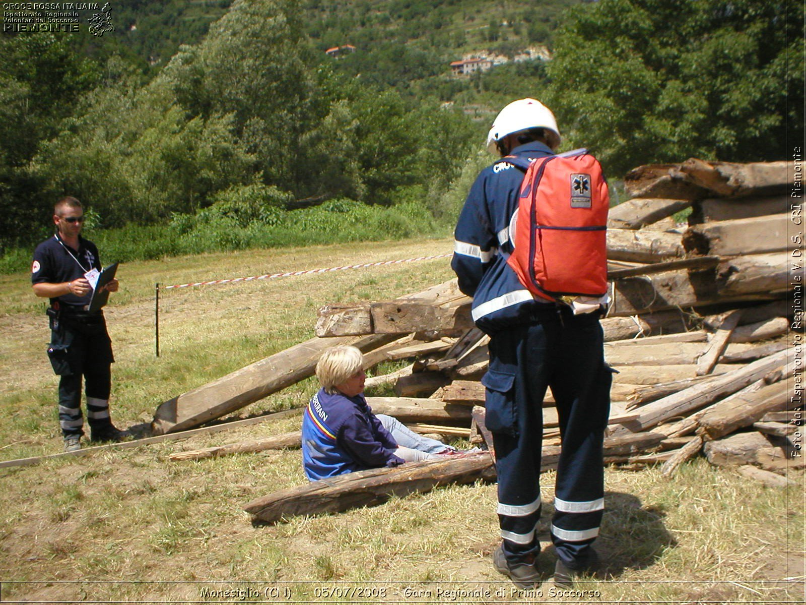 Monesiglio (CN)  - 05/07/2008 - Gara Regionale di Primo Soccorso -  Croce Rossa Italiana - Ispettorato Regionale Volontari del Soccorso Piemonte