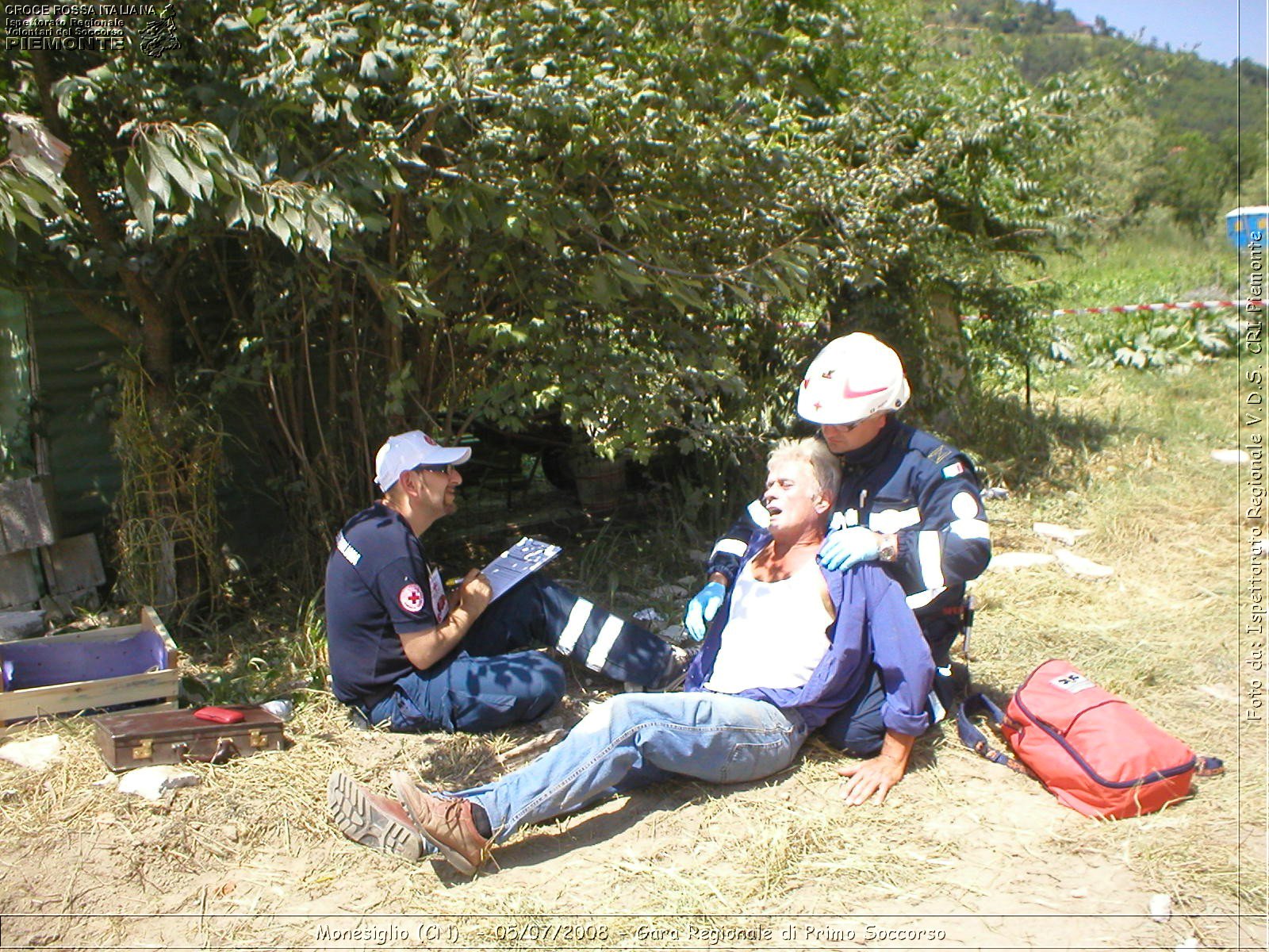 Monesiglio (CN)  - 05/07/2008 - Gara Regionale di Primo Soccorso -  Croce Rossa Italiana - Ispettorato Regionale Volontari del Soccorso Piemonte