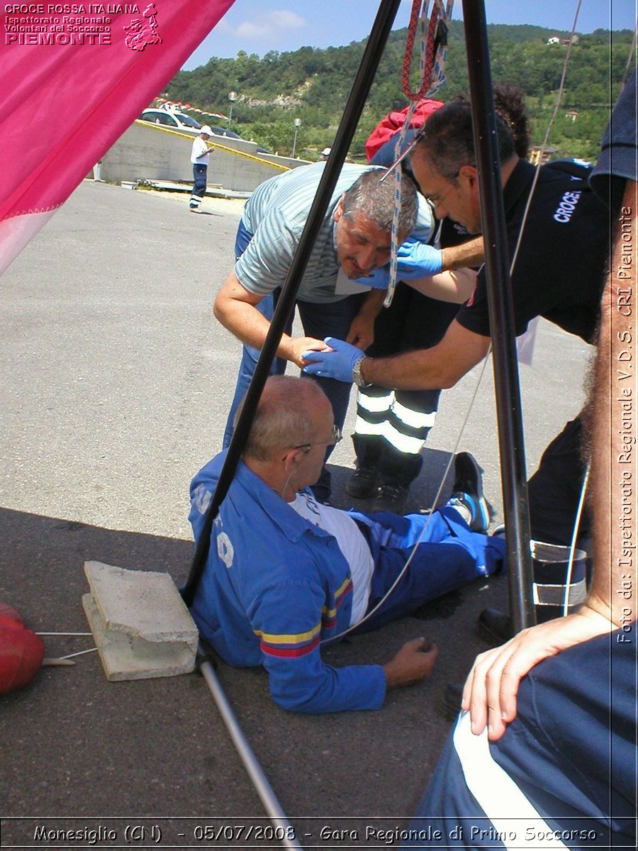 Monesiglio (CN)  - 05/07/2008 - Gara Regionale di Primo Soccorso -  Croce Rossa Italiana - Ispettorato Regionale Volontari del Soccorso Piemonte
