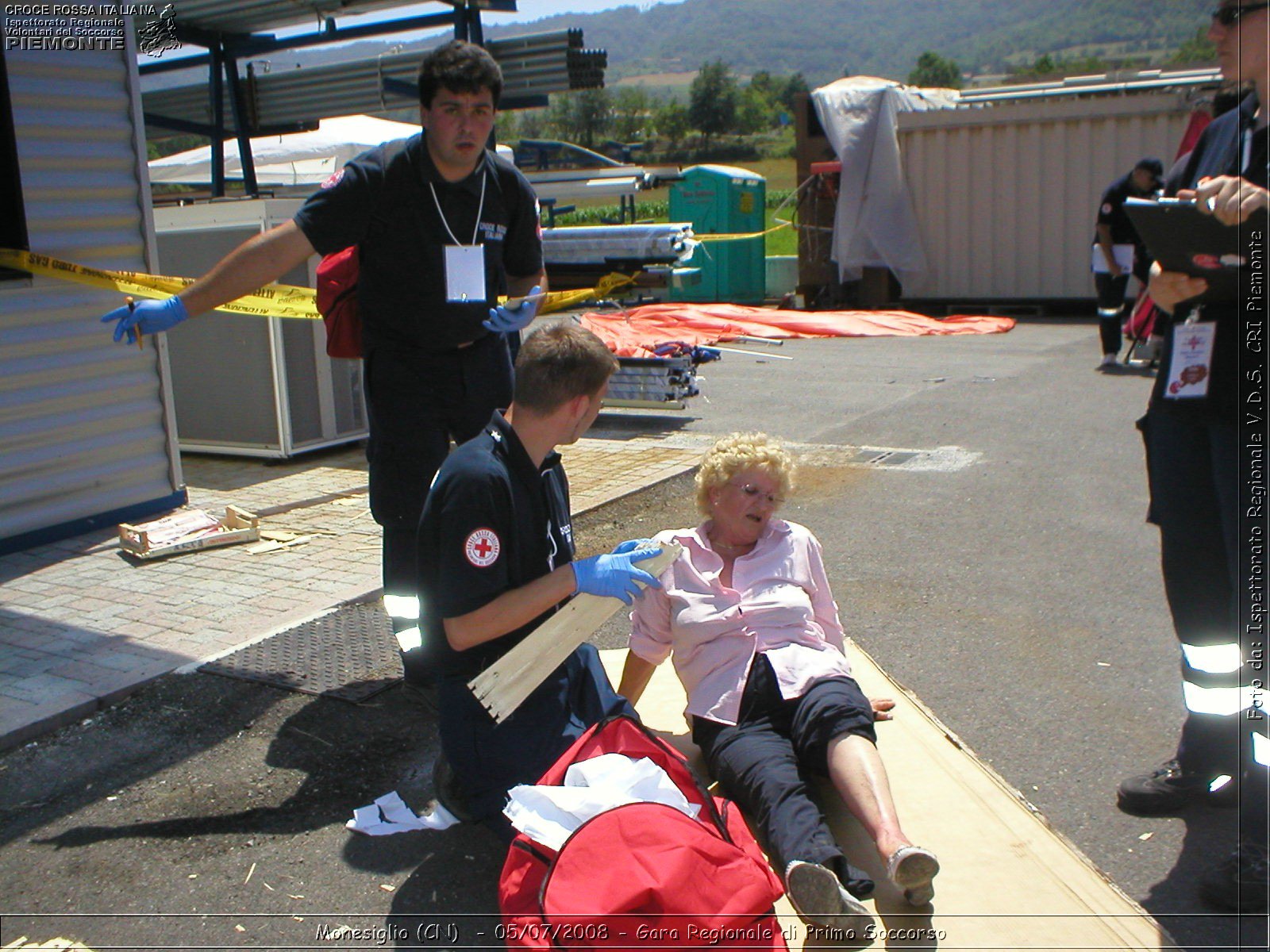 Monesiglio (CN)  - 05/07/2008 - Gara Regionale di Primo Soccorso -  Croce Rossa Italiana - Ispettorato Regionale Volontari del Soccorso Piemonte