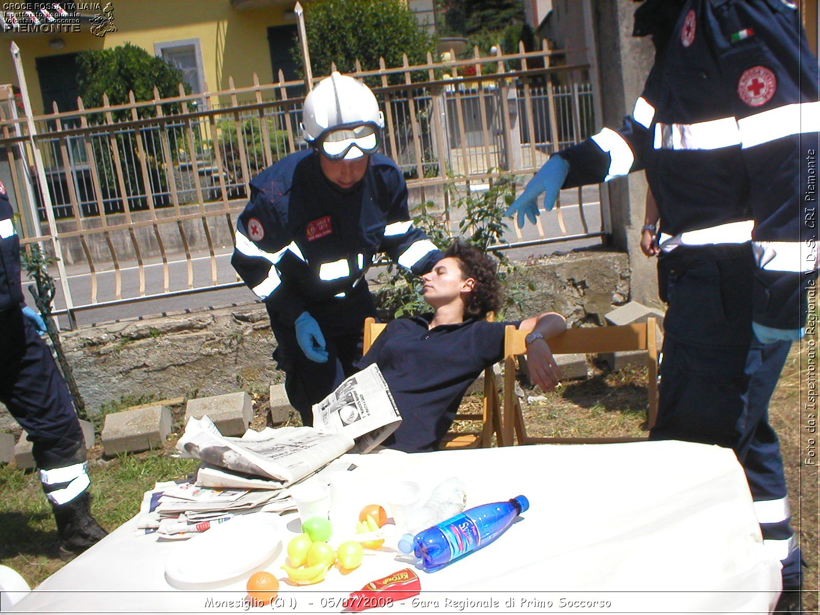 Monesiglio (CN)  - 05/07/2008 - Gara Regionale di Primo Soccorso -  Croce Rossa Italiana - Ispettorato Regionale Volontari del Soccorso Piemonte