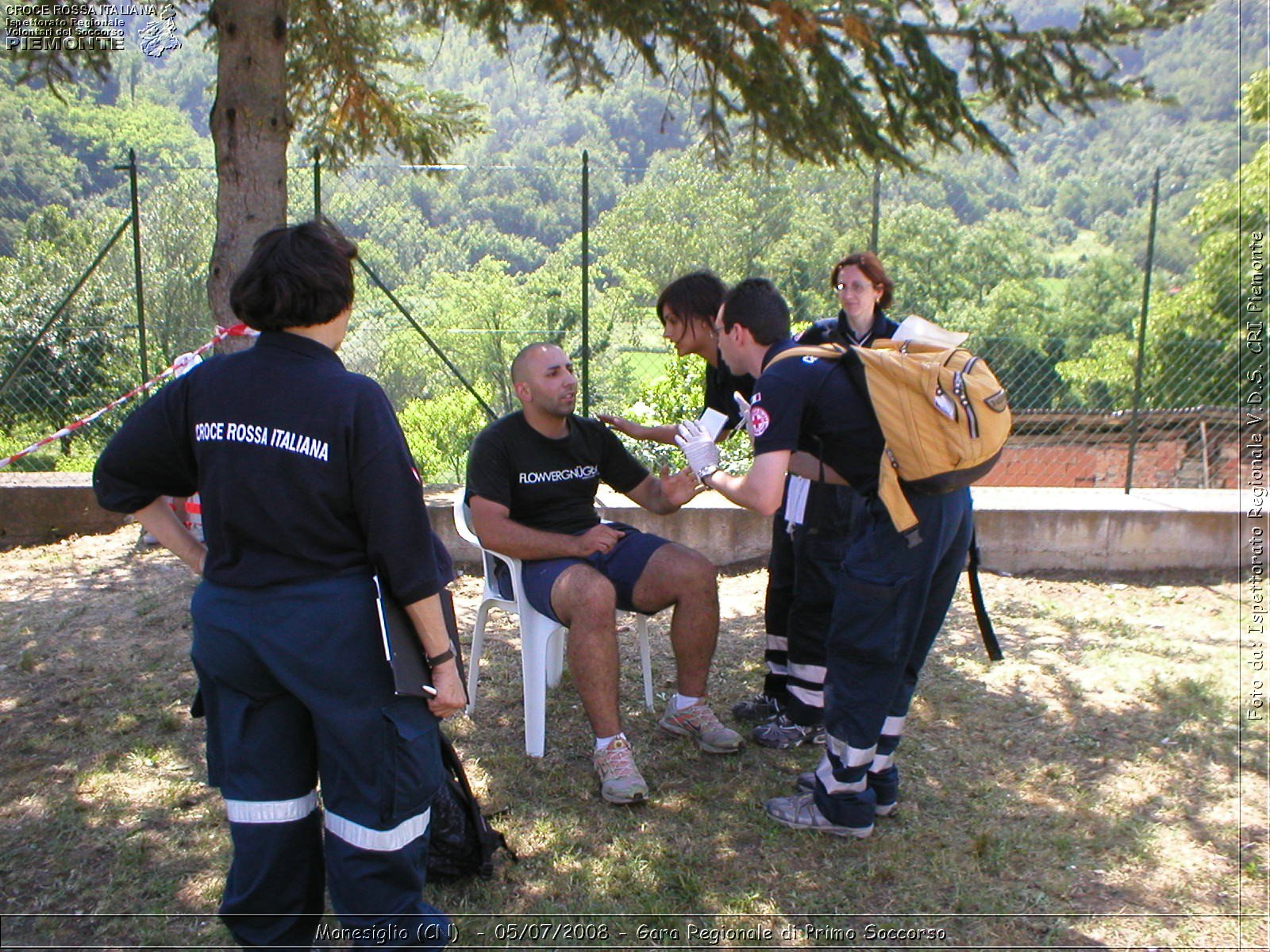 Monesiglio (CN)  - 05/07/2008 - Gara Regionale di Primo Soccorso -  Croce Rossa Italiana - Ispettorato Regionale Volontari del Soccorso Piemonte