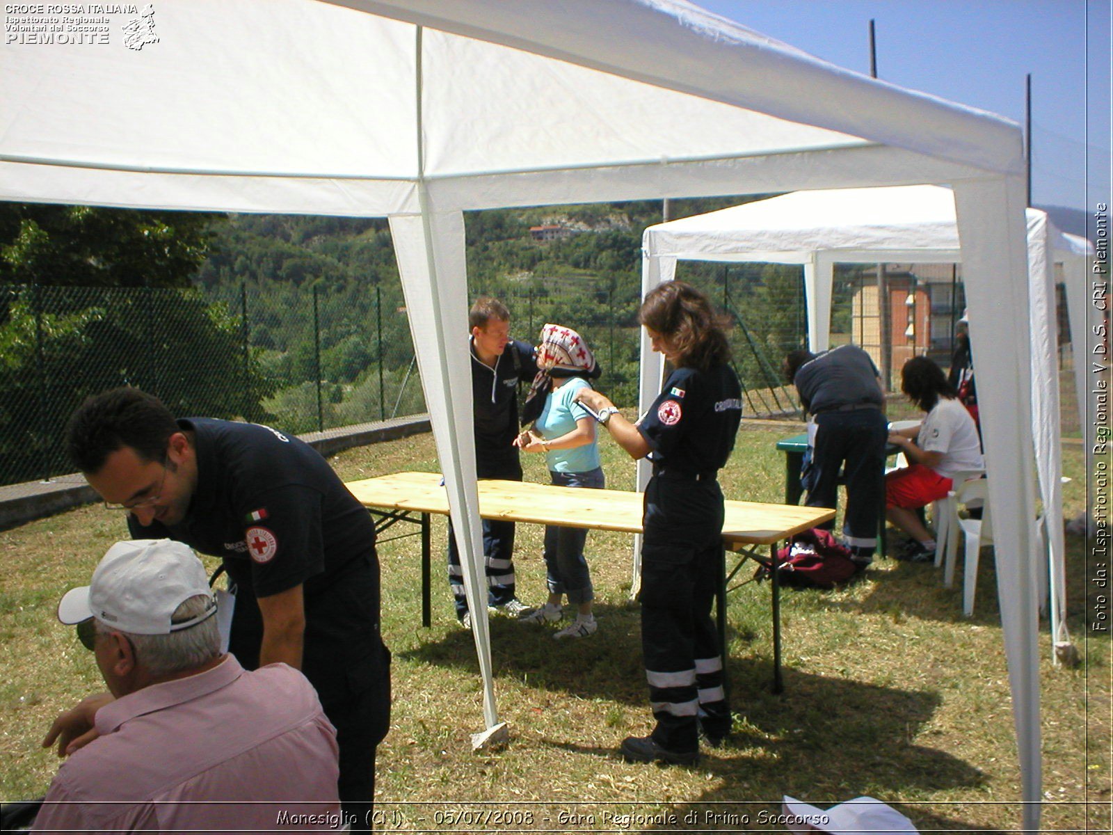 Monesiglio (CN)  - 05/07/2008 - Gara Regionale di Primo Soccorso -  Croce Rossa Italiana - Ispettorato Regionale Volontari del Soccorso Piemonte