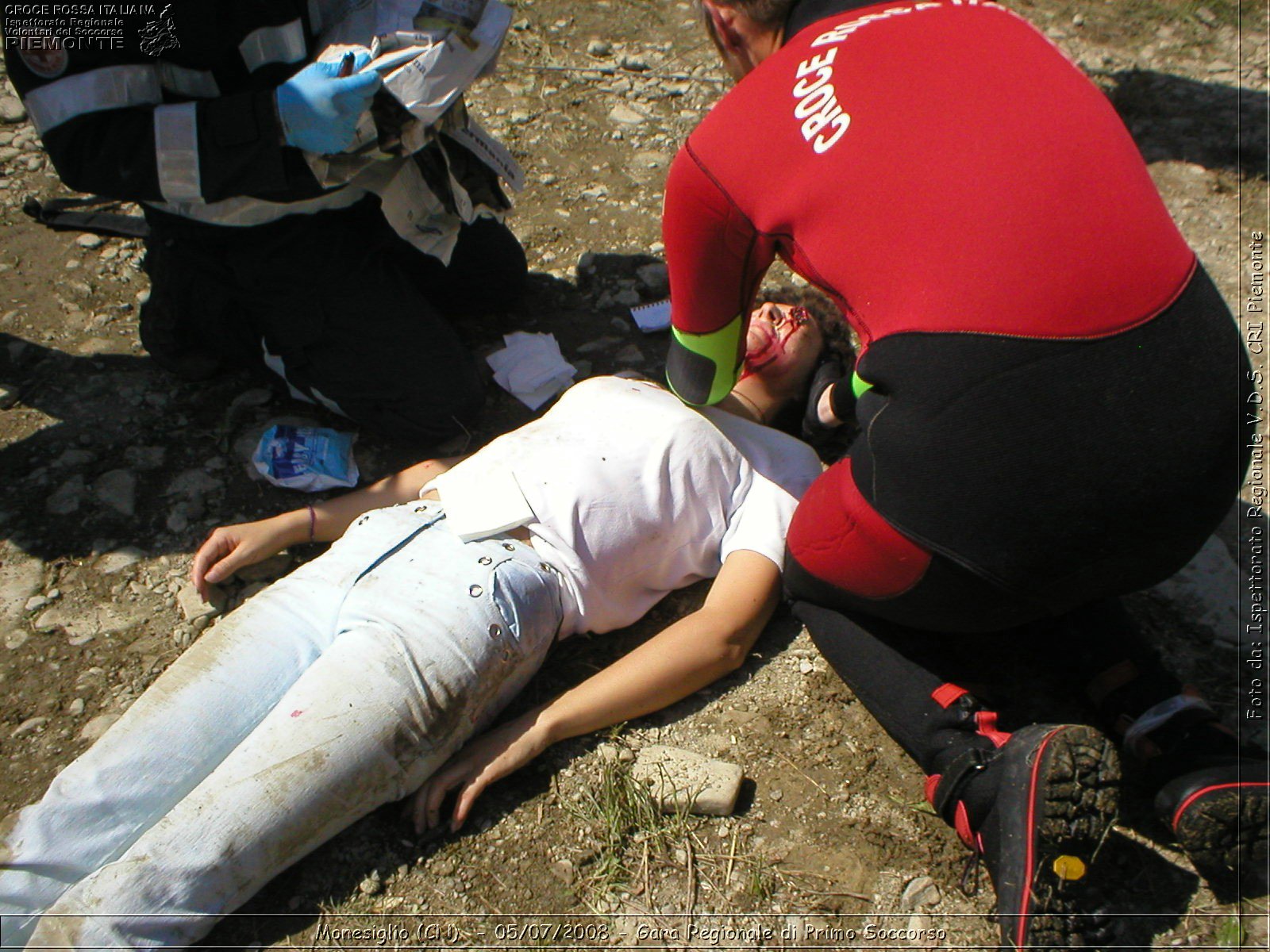 Monesiglio (CN)  - 05/07/2008 - Gara Regionale di Primo Soccorso -  Croce Rossa Italiana - Ispettorato Regionale Volontari del Soccorso Piemonte