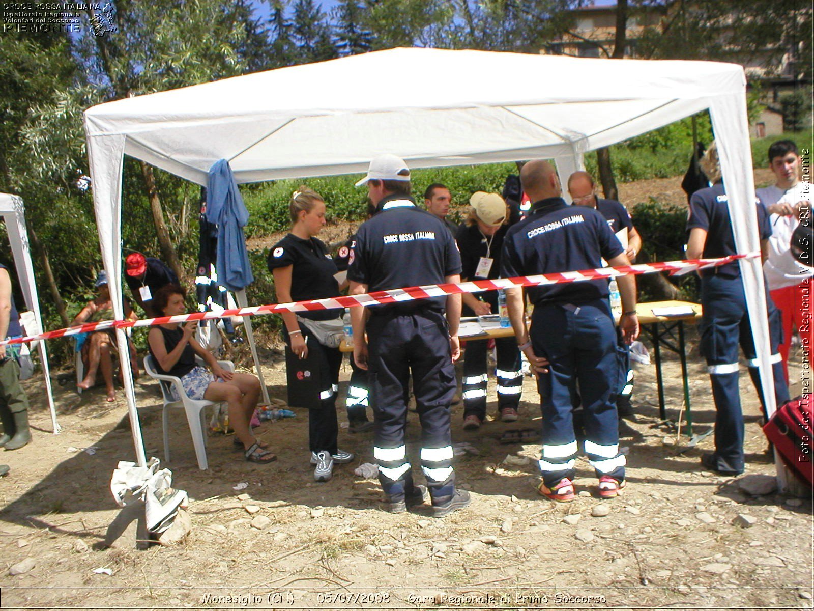 Monesiglio (CN)  - 05/07/2008 - Gara Regionale di Primo Soccorso -  Croce Rossa Italiana - Ispettorato Regionale Volontari del Soccorso Piemonte