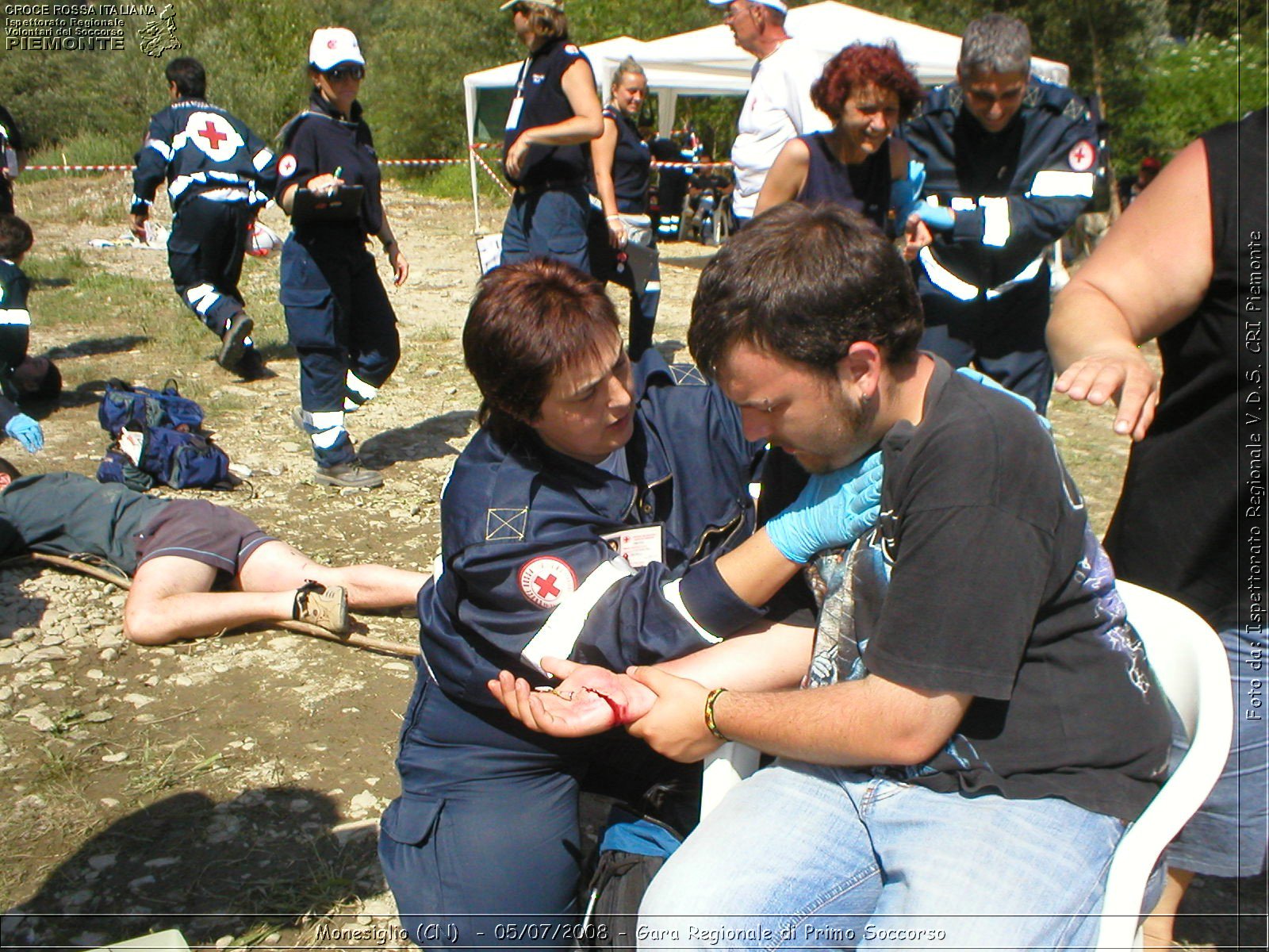 Monesiglio (CN)  - 05/07/2008 - Gara Regionale di Primo Soccorso -  Croce Rossa Italiana - Ispettorato Regionale Volontari del Soccorso Piemonte