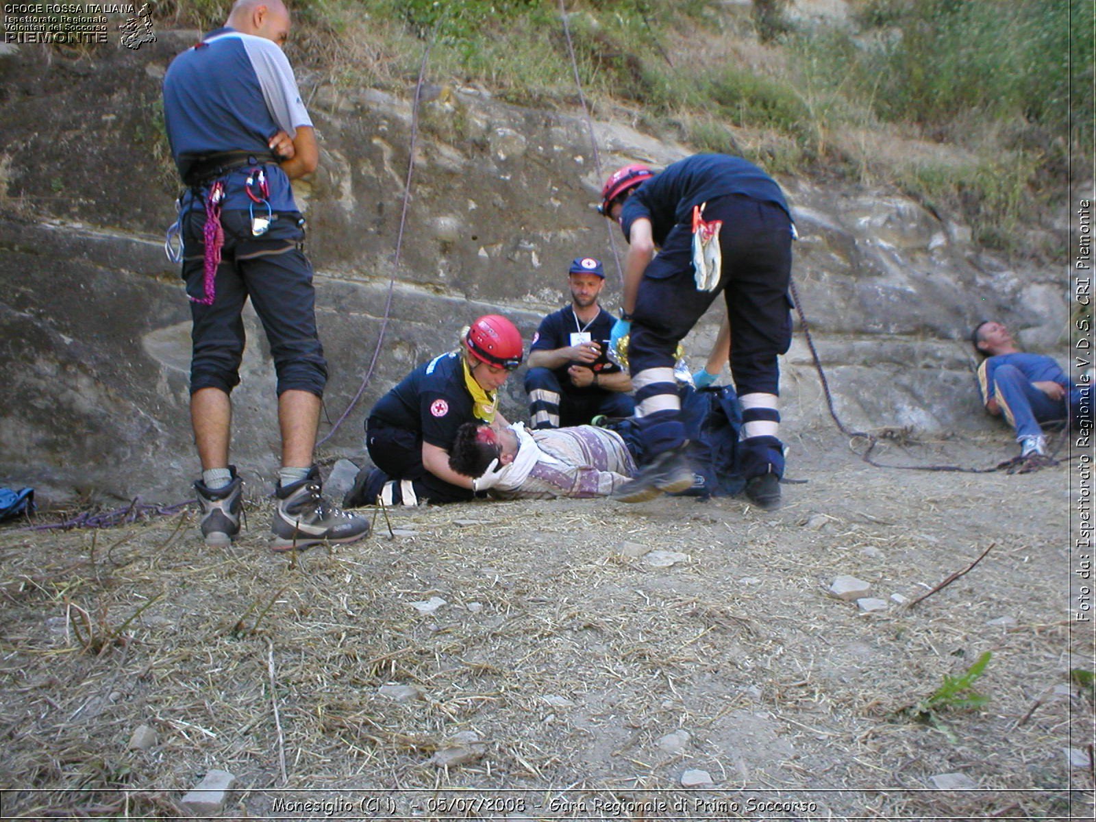 Monesiglio (CN)  - 05/07/2008 - Gara Regionale di Primo Soccorso -  Croce Rossa Italiana - Ispettorato Regionale Volontari del Soccorso Piemonte
