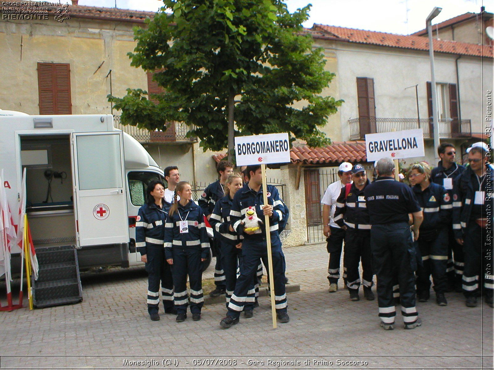 Monesiglio (CN)  - 05/07/2008 - Gara Regionale di Primo Soccorso -  Croce Rossa Italiana - Ispettorato Regionale Volontari del Soccorso Piemonte