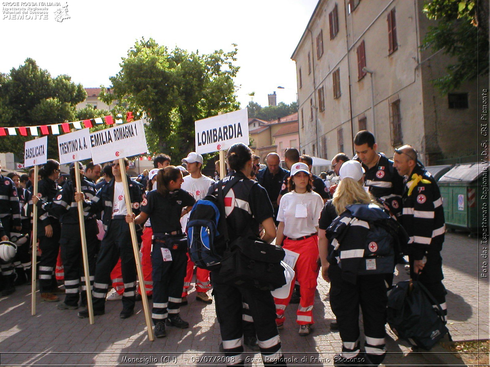 Monesiglio (CN)  - 05/07/2008 - Gara Regionale di Primo Soccorso -  Croce Rossa Italiana - Ispettorato Regionale Volontari del Soccorso Piemonte
