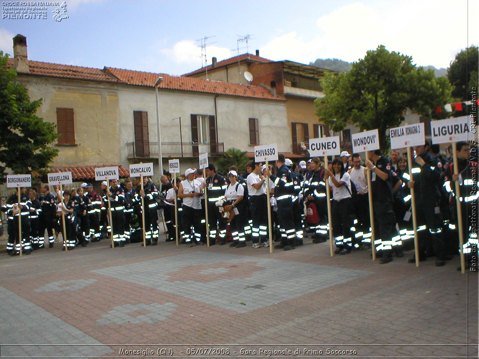 Monesiglio (CN)  - 05/07/2008 - Gara Regionale di Primo Soccorso -  Croce Rossa Italiana - Ispettorato Regionale Volontari del Soccorso Piemonte