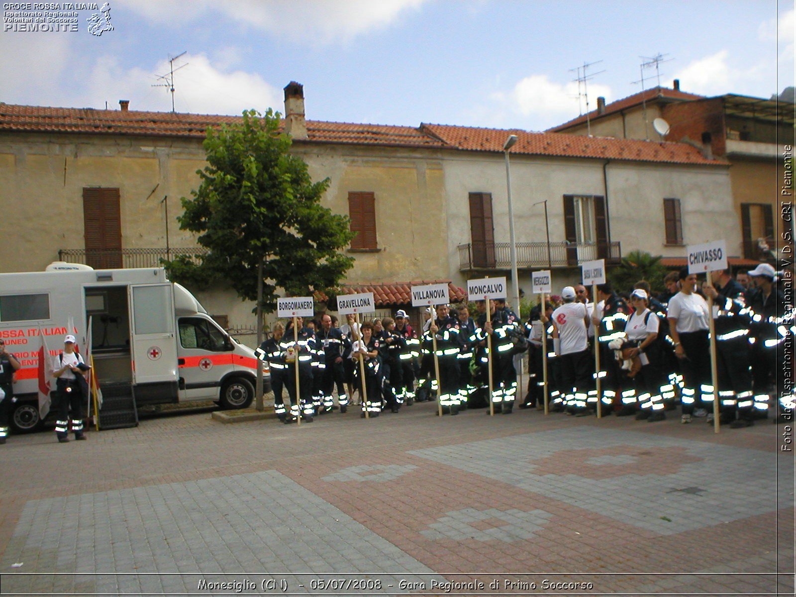 Monesiglio (CN)  - 05/07/2008 - Gara Regionale di Primo Soccorso -  Croce Rossa Italiana - Ispettorato Regionale Volontari del Soccorso Piemonte