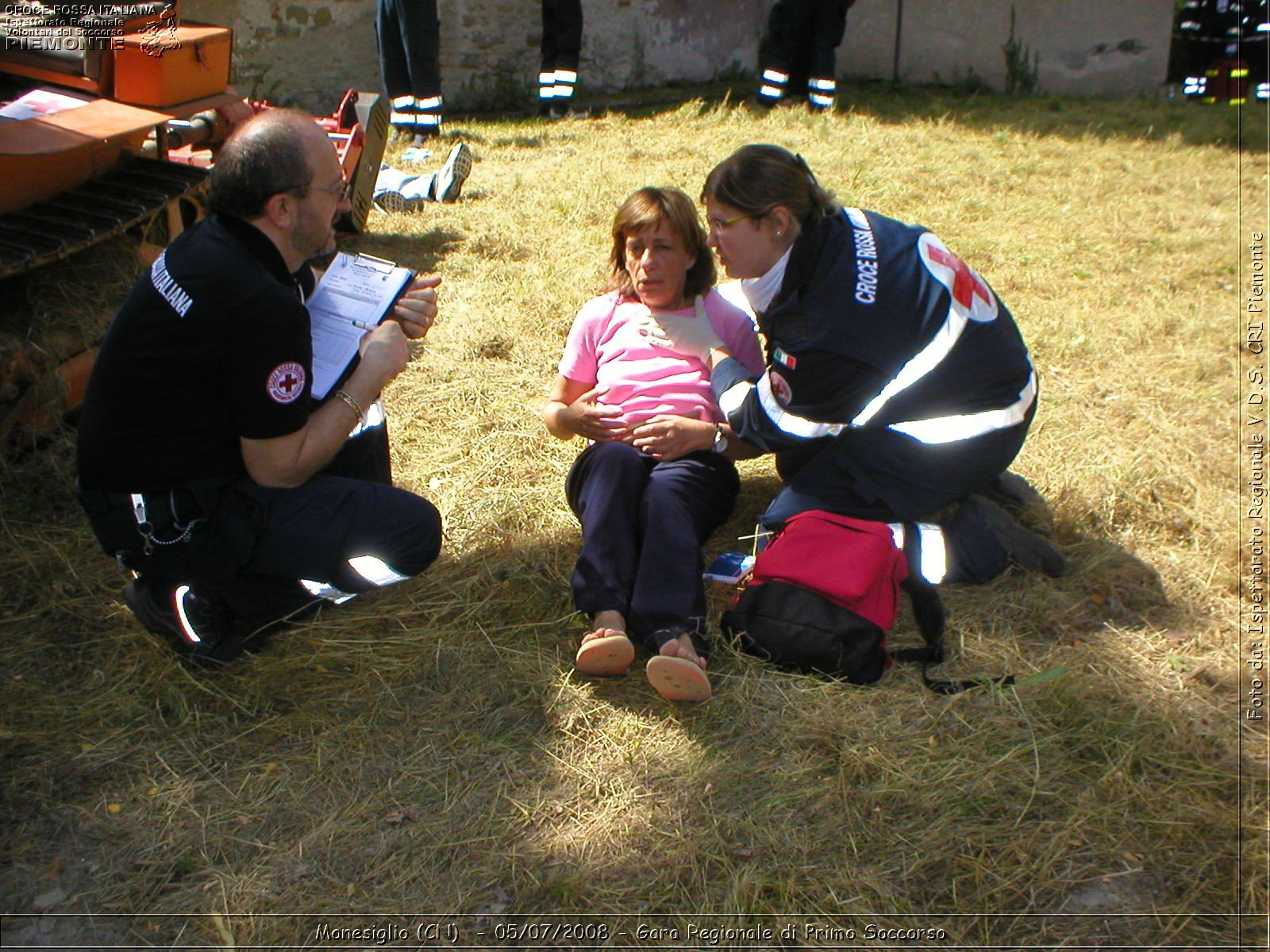Monesiglio (CN)  - 05/07/2008 - Gara Regionale di Primo Soccorso -  Croce Rossa Italiana - Ispettorato Regionale Volontari del Soccorso Piemonte