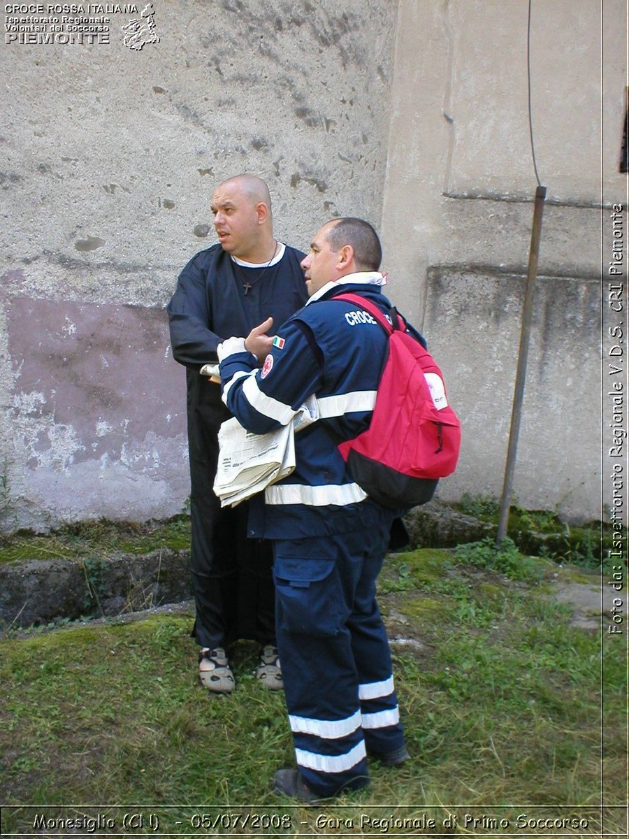Monesiglio (CN)  - 05/07/2008 - Gara Regionale di Primo Soccorso -  Croce Rossa Italiana - Ispettorato Regionale Volontari del Soccorso Piemonte