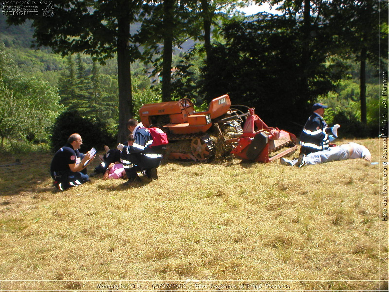Monesiglio (CN)  - 05/07/2008 - Gara Regionale di Primo Soccorso -  Croce Rossa Italiana - Ispettorato Regionale Volontari del Soccorso Piemonte