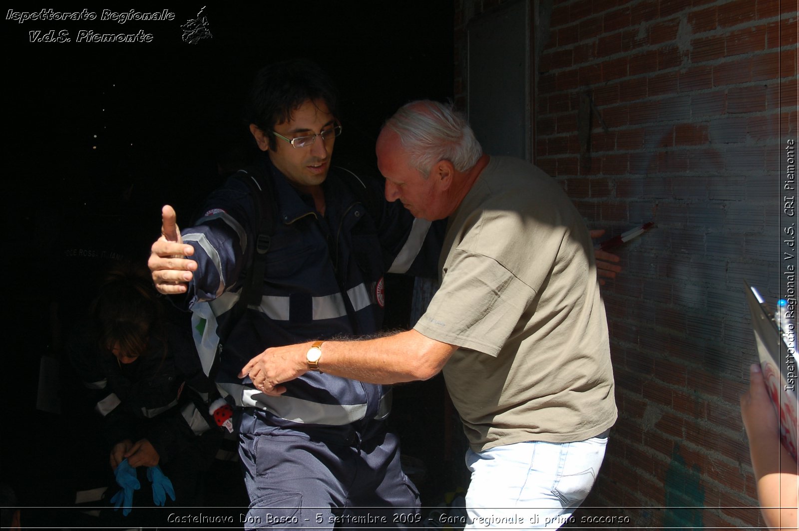 Castelnuovo Don Bosco - 5 settembre 2009 - Gara regionale di primo soccorso -  Croce Rossa Italiana - Ispettorato Regionale Volontari del Soccorso Piemonte