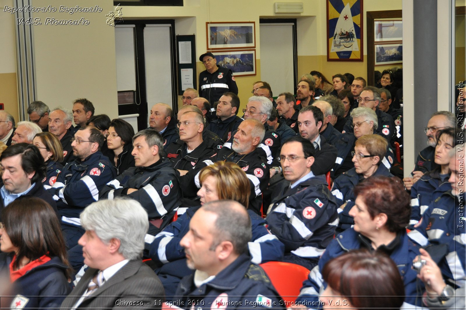 Chivasso - 11 aprile 2010 - Riunione Regionale Straordinaria V.d.S. -  Croce Rossa Italiana - Ispettorato Regionale Volontari del Soccorso Piemonte