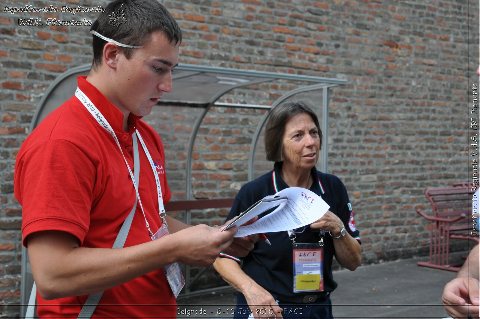 FACE 2010 - First Aid Convention in Europe 8-11 July 2010 Belgrade -  Croce Rossa Italiana - Ispettorato Regionale Volontari del Soccorso Piemonte