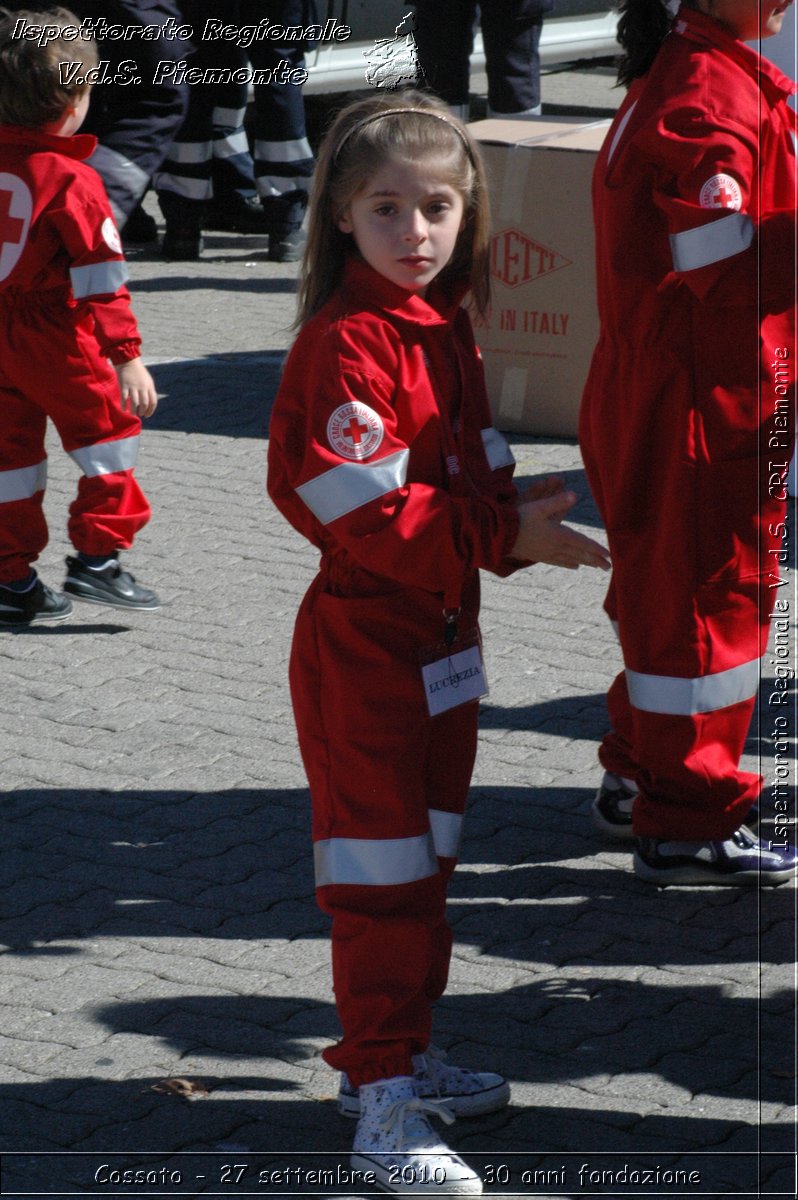 Cossato - 27 settembre 2010 - 30 anni fondazione -  Croce Rossa Italiana - Ispettorato Regionale Volontari del Soccorso Piemonte
