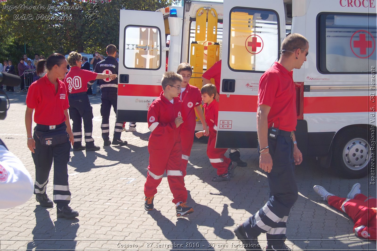 Cossato - 27 settembre 2010 - 30 anni fondazione -  Croce Rossa Italiana - Ispettorato Regionale Volontari del Soccorso Piemonte