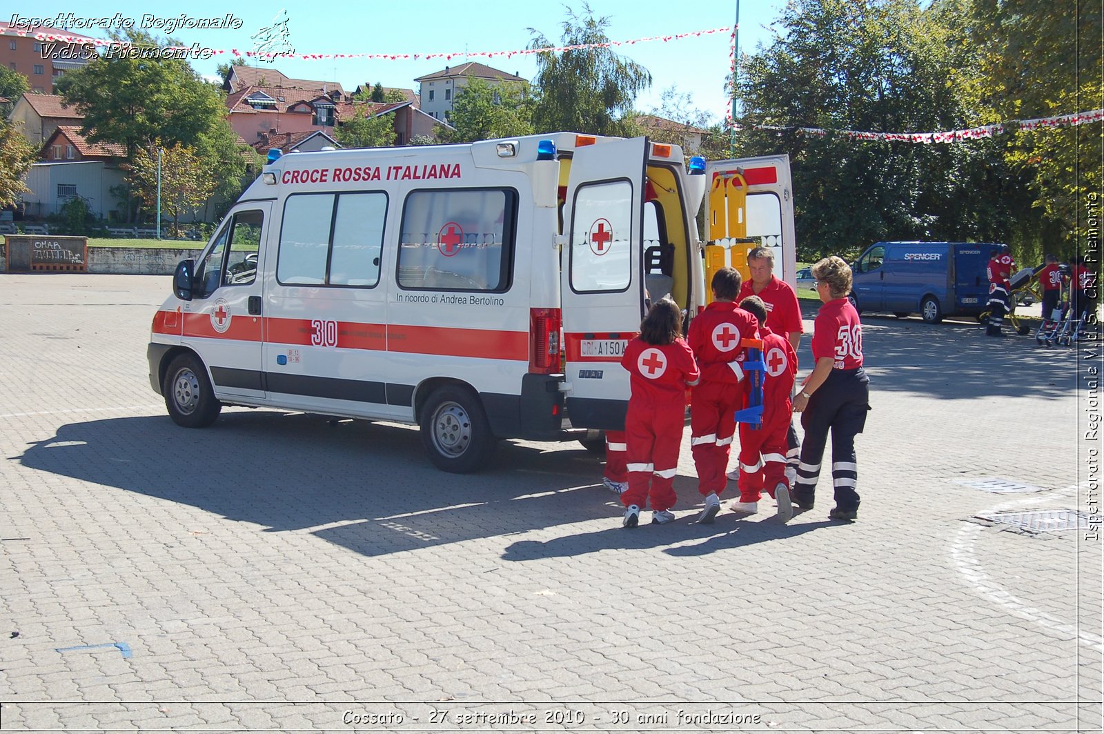 Cossato - 27 settembre 2010 - 30 anni fondazione -  Croce Rossa Italiana - Ispettorato Regionale Volontari del Soccorso Piemonte