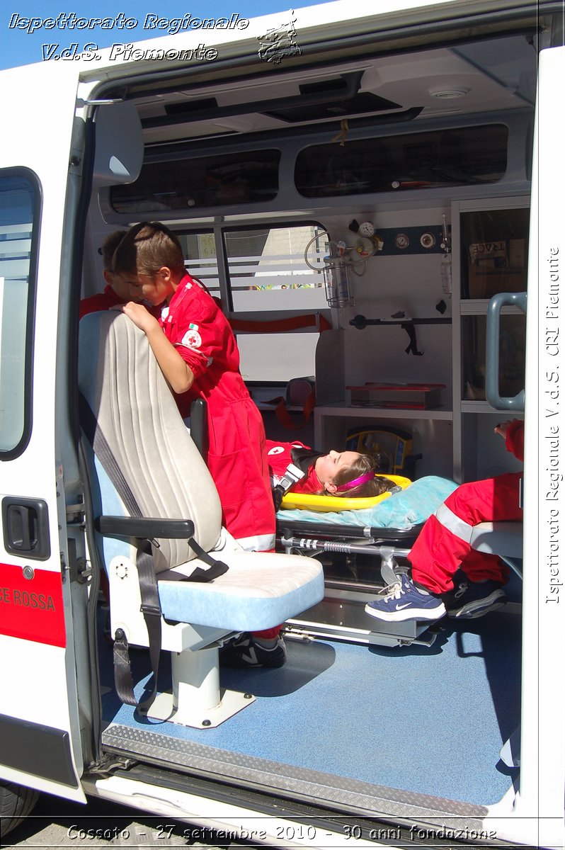 Cossato - 27 settembre 2010 - 30 anni fondazione -  Croce Rossa Italiana - Ispettorato Regionale Volontari del Soccorso Piemonte