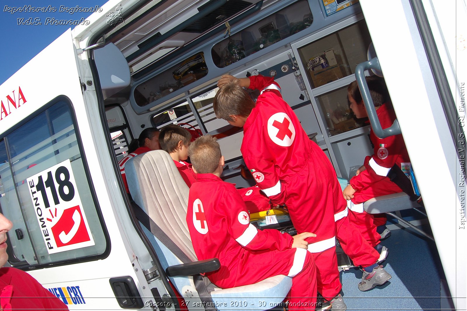Cossato - 27 settembre 2010 - 30 anni fondazione -  Croce Rossa Italiana - Ispettorato Regionale Volontari del Soccorso Piemonte