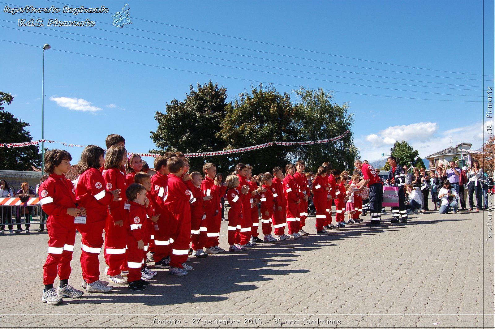 Cossato - 27 settembre 2010 - 30 anni fondazione -  Croce Rossa Italiana - Ispettorato Regionale Volontari del Soccorso Piemonte